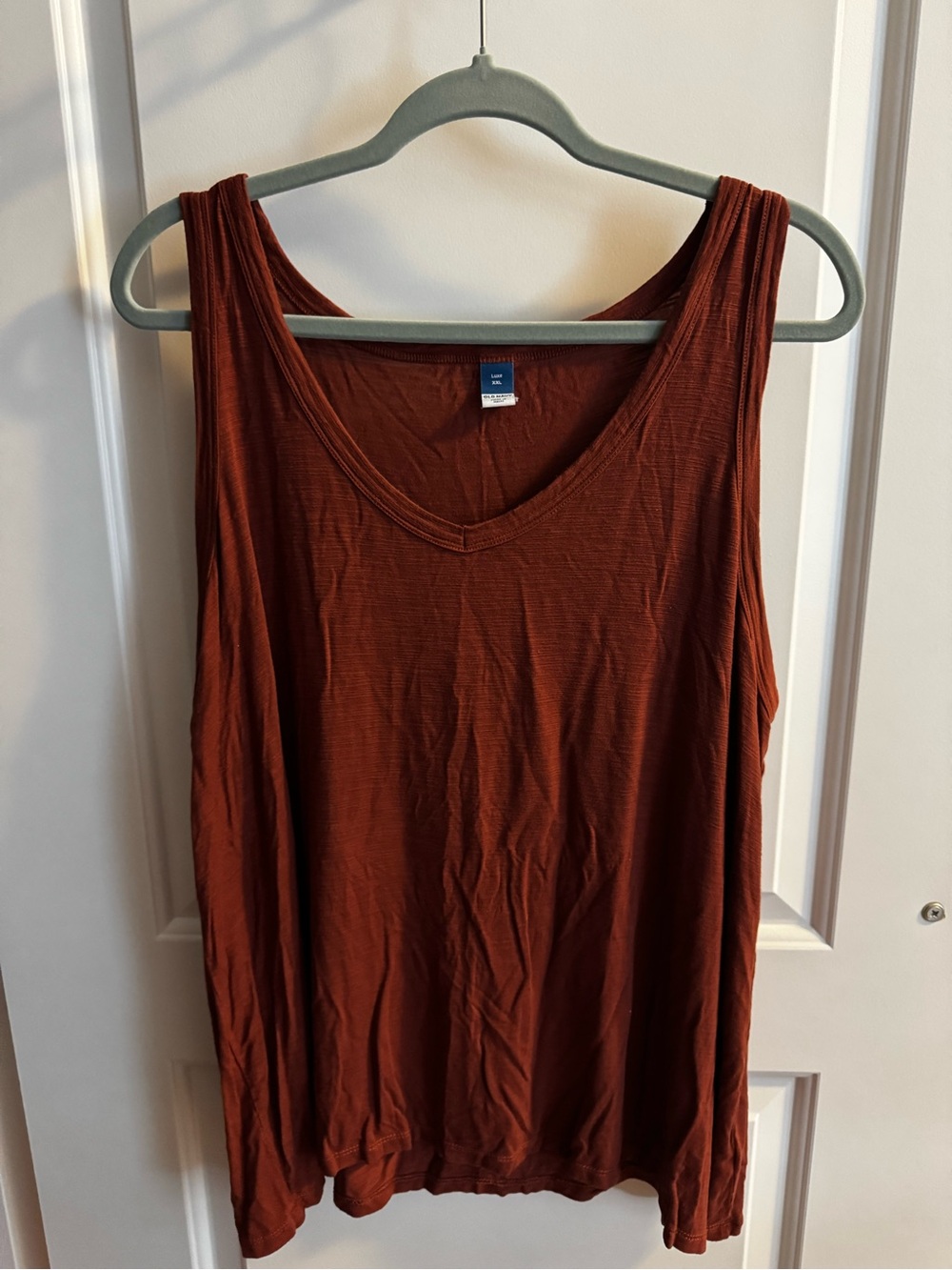 Old Navy Rust-Brown Scoop Neck Tank Top